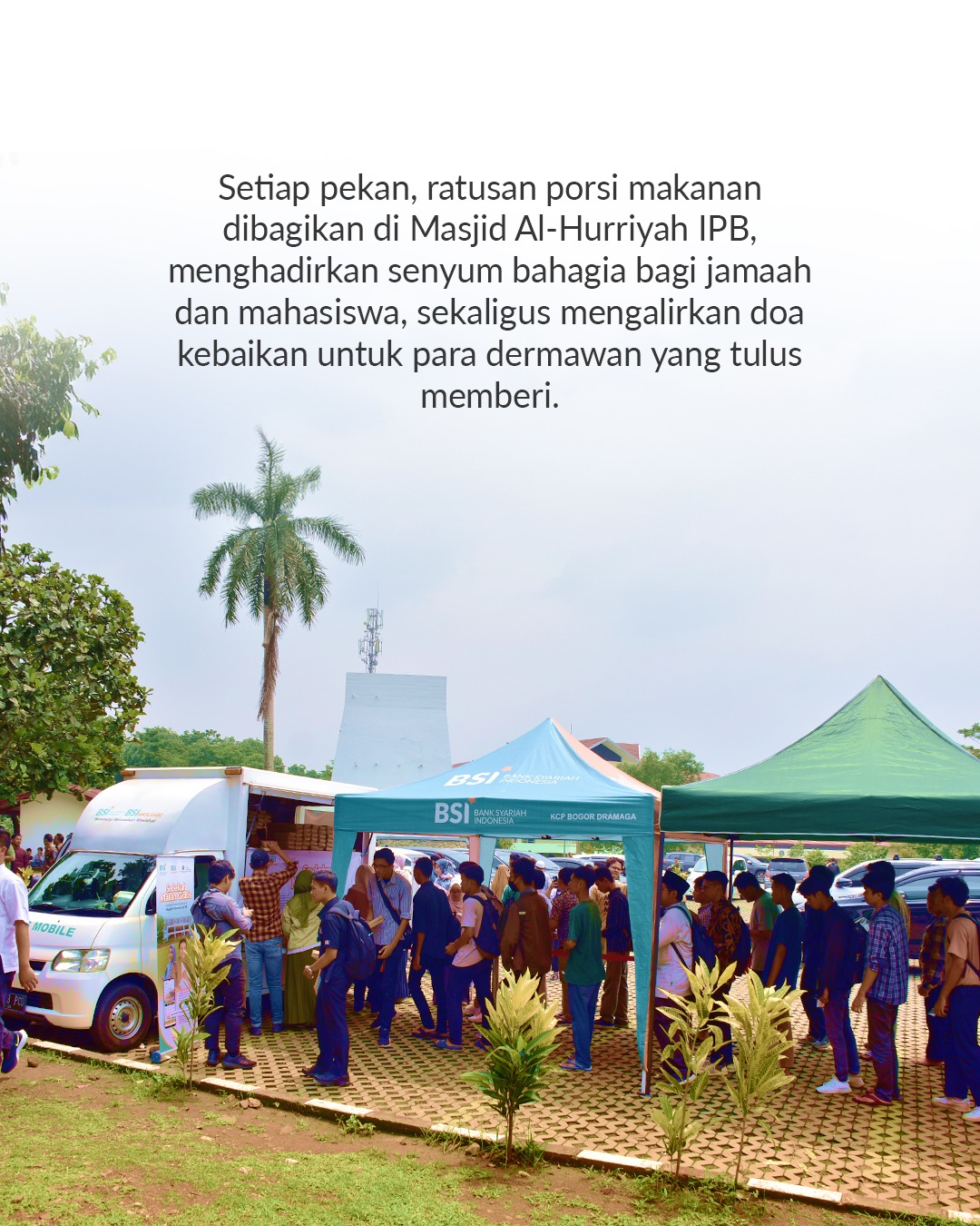 Setiap Jumat, Masjid Al Hurriyah bukan hanya jadi rumah ibadah, tapi juga rumah doa dan syukur.D (2)